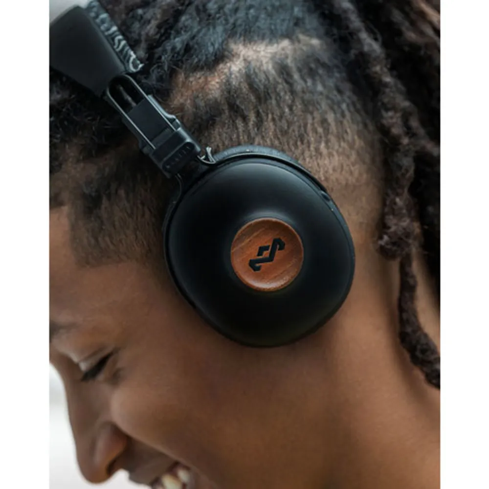 House of Marley Positive Vibration Over-Ear Bluetooth Headphones - Black