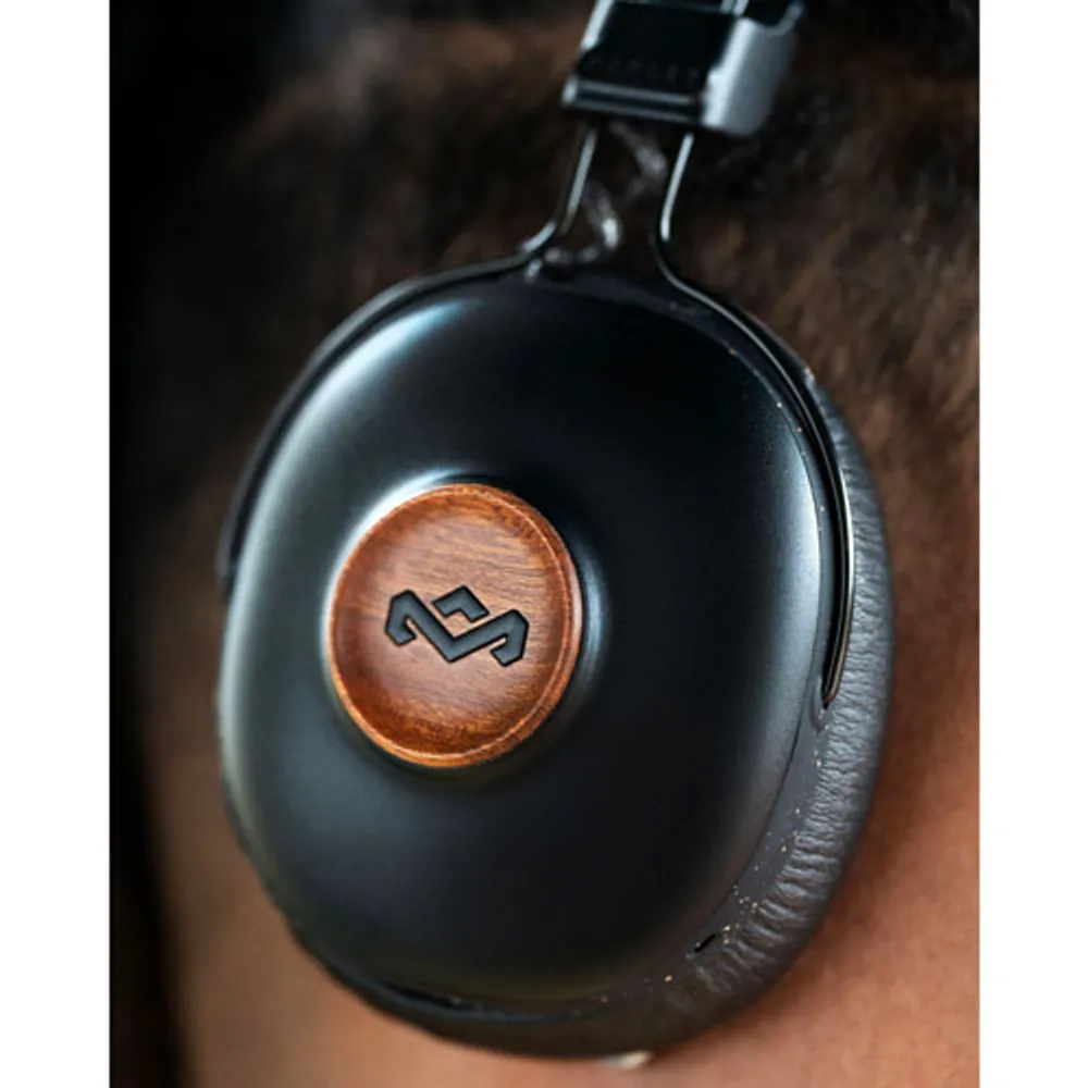 House of Marley Positive Vibration Over-Ear Bluetooth Headphones - Black