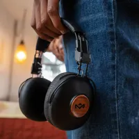 House of Marley Positive Vibration Over-Ear Bluetooth Headphones - Black