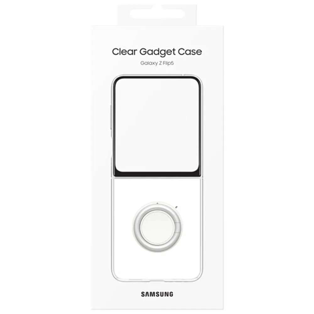 Samsung Fitted Hard Shell Gadget Case for Galaxy Z Flip5 - Clear