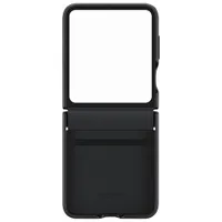 Samsung Fitted Hard Shell Flap Eco-Leather Case for Galaxy Z Flip5 - Black