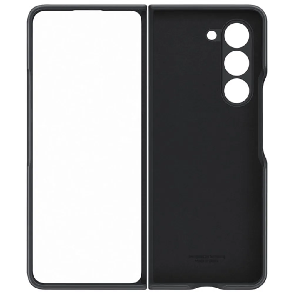 Samsung Eco-Leather Flip Cover Case for Samsung Galaxy Z Fold5 - Black