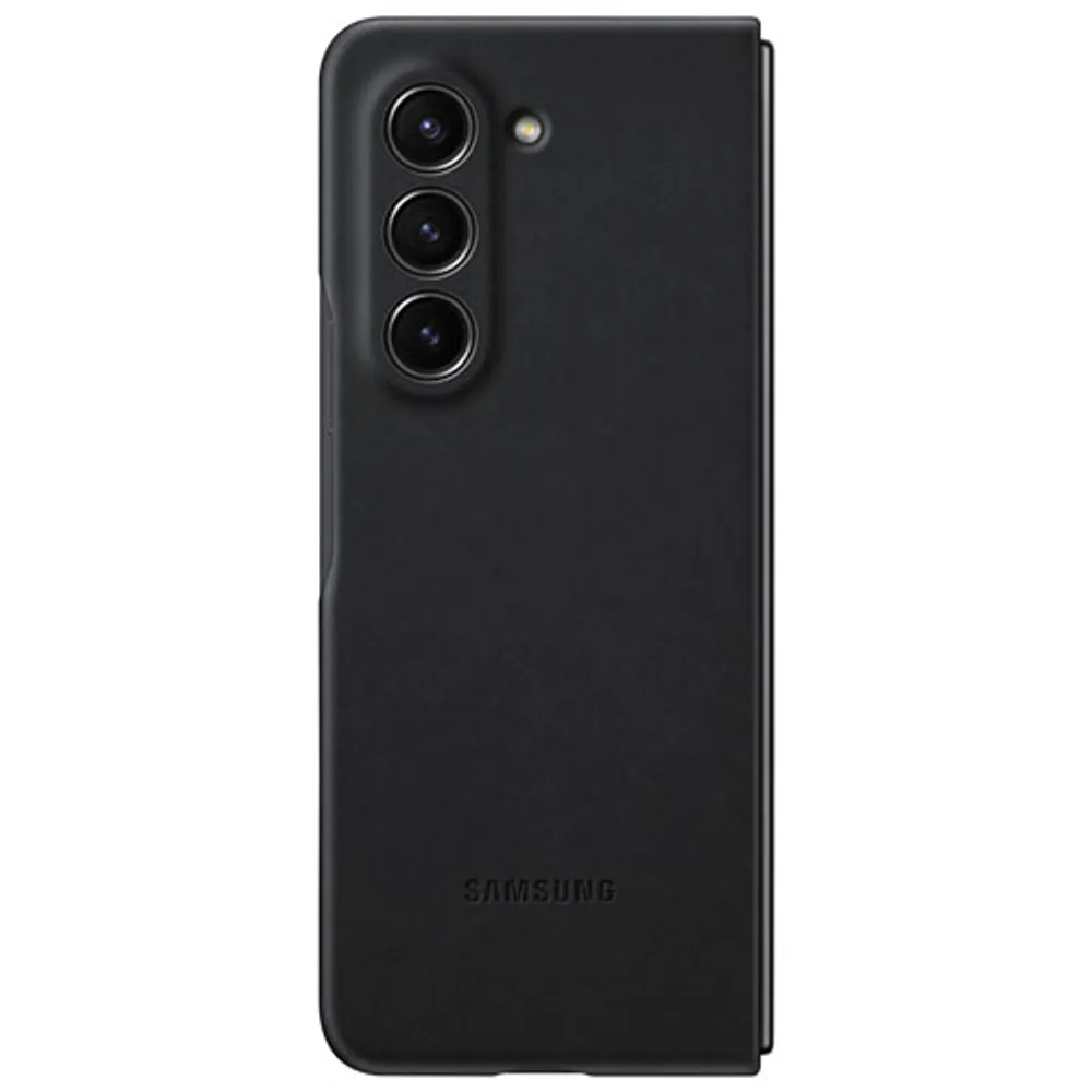 Samsung Eco-Leather Flip Cover Case for Samsung Galaxy Z Fold5 - Black