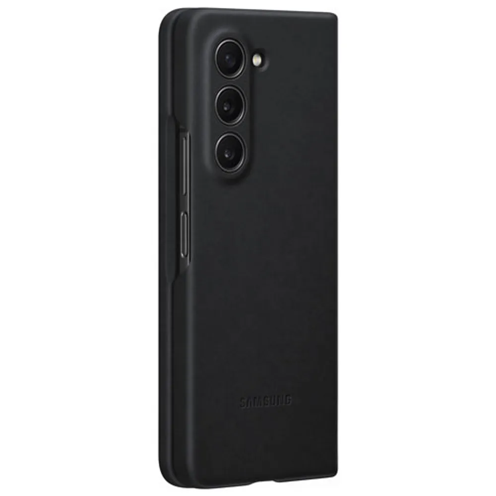 Samsung Eco-Leather Flip Cover Case for Samsung Galaxy Z Fold5 - Black