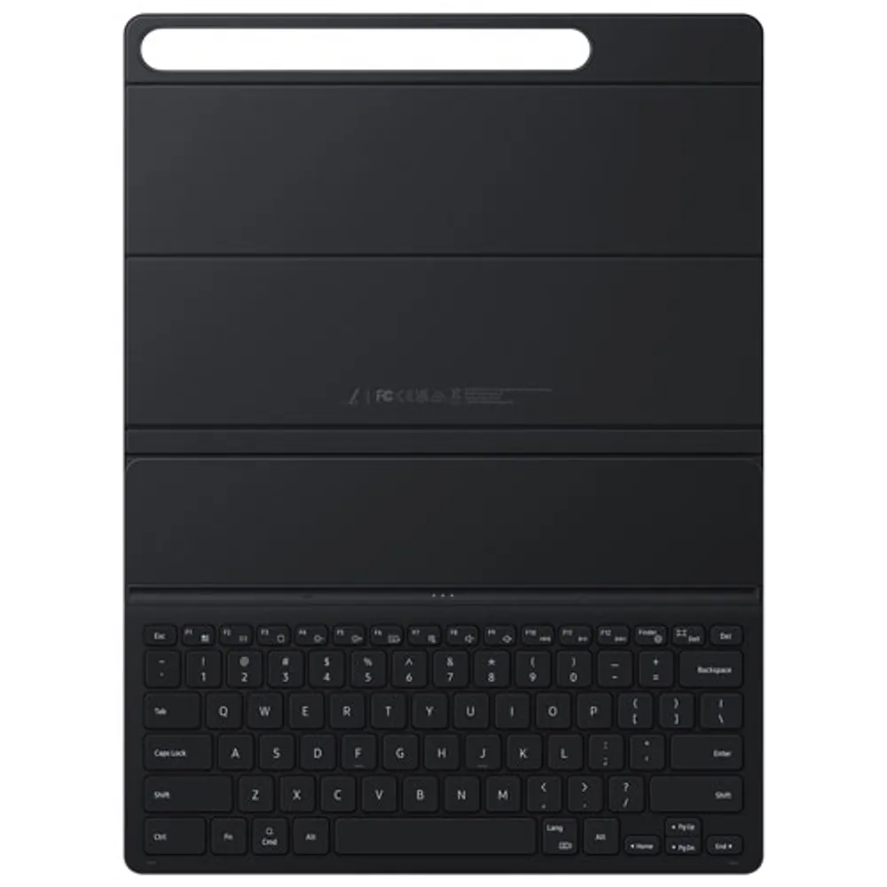 Samsung Keyboard Book Cover Case for Galaxy Tab S9+/S9 FE+ (Plus) - Black