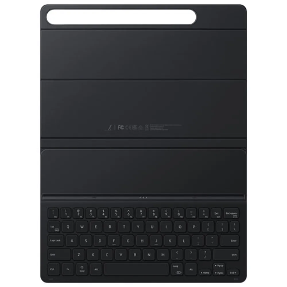 Samsung Keyboard Book Cover Case for Galaxy Tab S9/S9 FE - Black