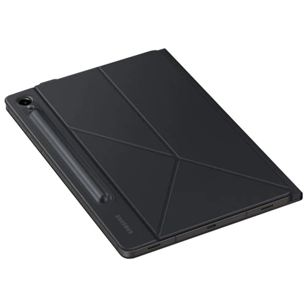 Samsung Smart Book Cover Case for Galaxy Tab S9/S9 FE - Black