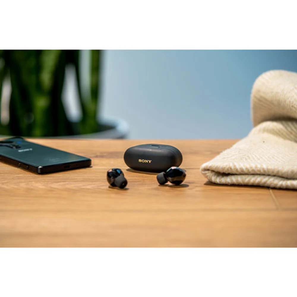 Écouteurs boutons 100 % sans fil à suppression du bruit WF1000XM5 de Sony - Noir