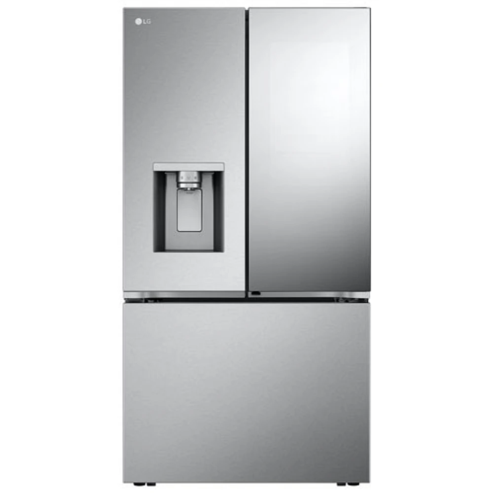 Open Box - LG 36" 26 cu. ft. Counter-Depth French Door Refrigerator w/ Ice Dispenser -Stainless -Perfect Condition