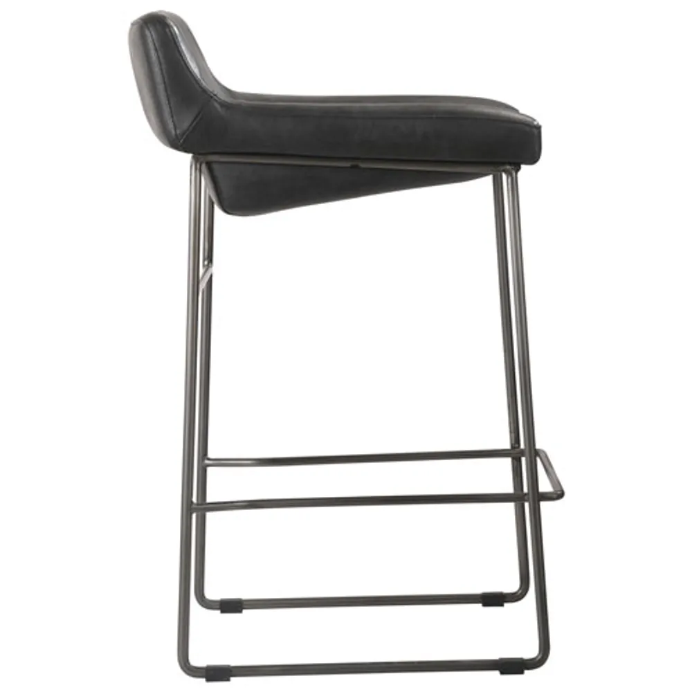 Starlet Contemporary Counter Height Barstool - Black