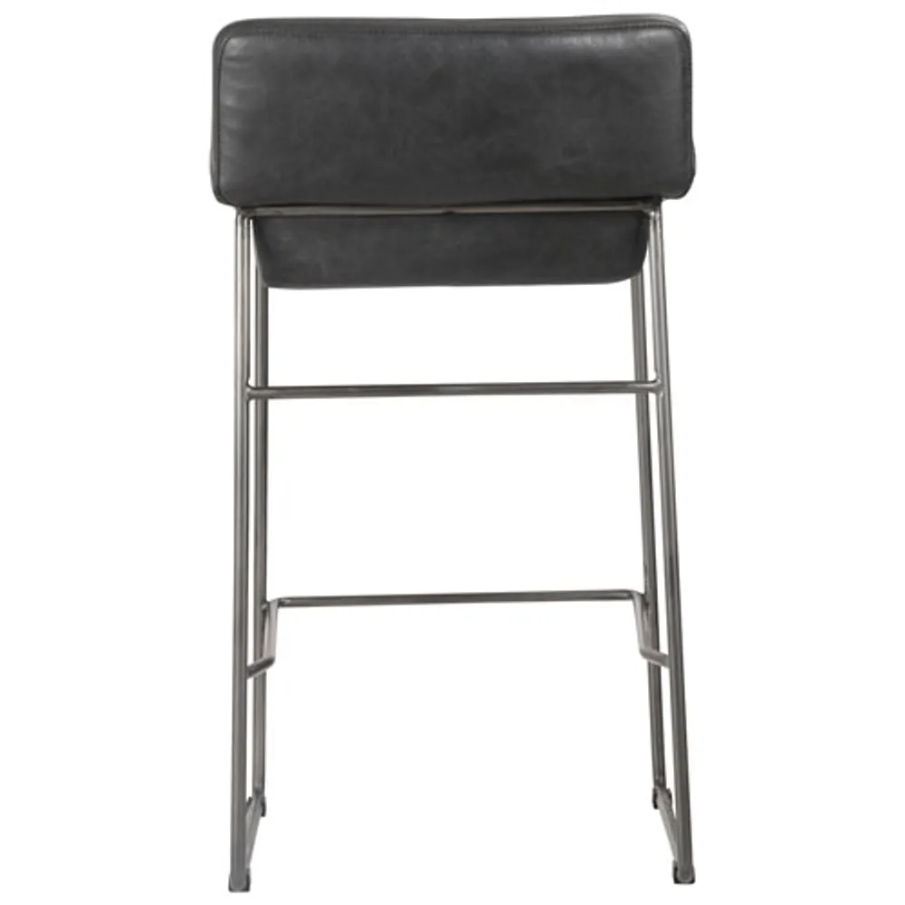 Starlet Contemporary Counter Height Barstool - Black