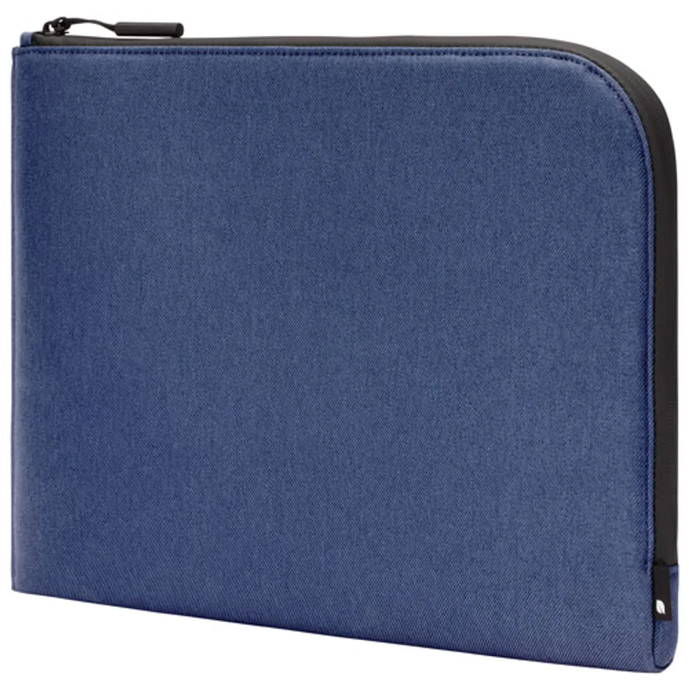 Housse Facet d'Incase en tissu croisé recyclé pour MacBook de 16 po - Bleu marine