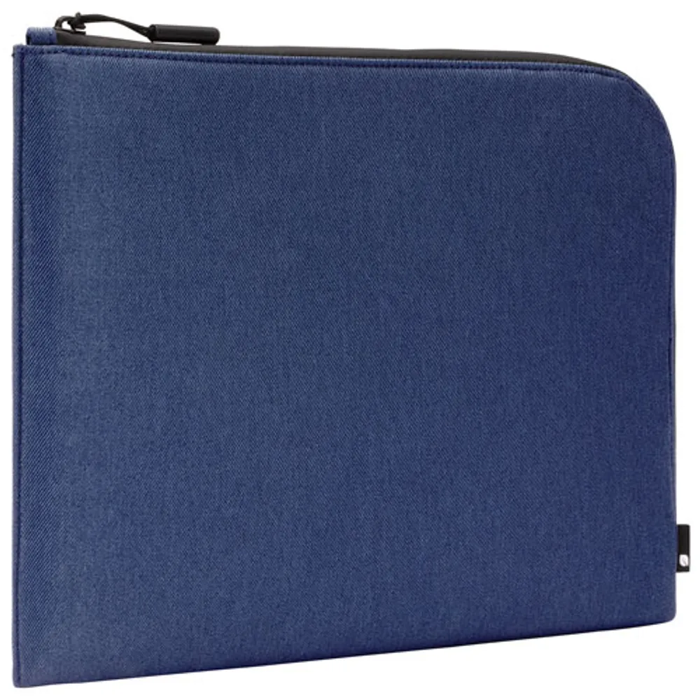 Housse Facet d'Incase en tissu croisé recyclé pour MacBook de 16 po - Bleu marine