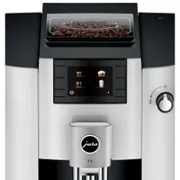 Jura E6 Automatic Espresso Machine with Frother & Coffee Grinder - Platinum