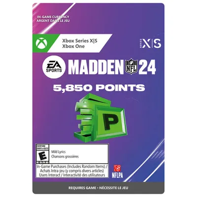 Madden NFL 23: 5,850 Madden Points - Xbox Series X|S/Xbox One (Digital)