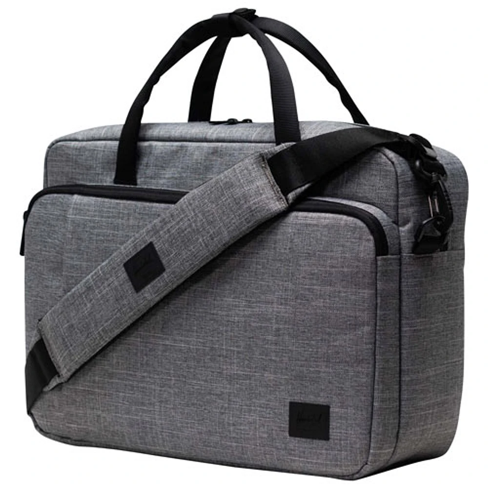 Sac messager Gibson de Herschel Supply Co. pour portable de 15,6 po - Noir hachuré