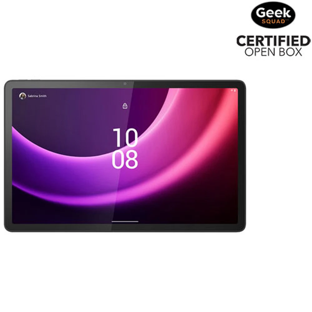 Boîte ouverte - Tablette Tab P11 Plus 11,5 po 64 Go Android 12L de Lenovo à processeur octocoeur MediaTek Helio G99 - Gris tempête