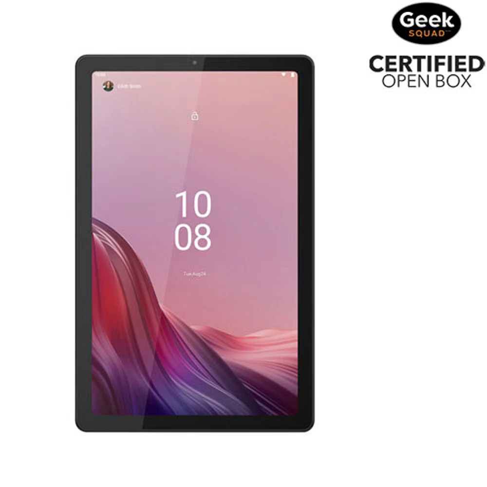 Boîte ouverte - Tablette Tab M9 9 po 32 Go Android 12 Lenovo à processeur octocoeur MediaTek Helio G80 - Gris arctique