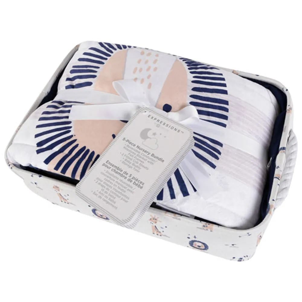 Nemcor 5-Piece Nursery Crib Bedding Bundle