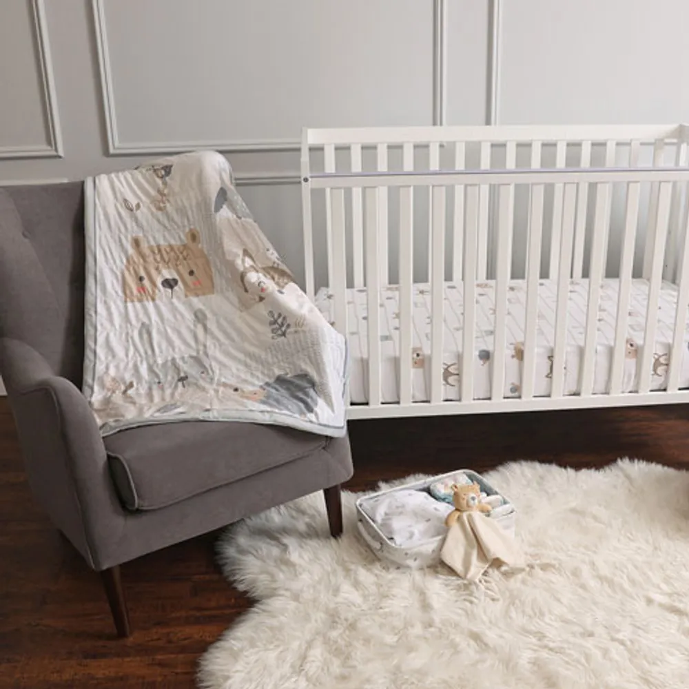 Ensemble de literie 5 pièces pour lit de bébé de Nemcor - Beige