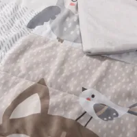 Ensemble de literie 5 pièces pour lit de bébé de Nemcor - Beige