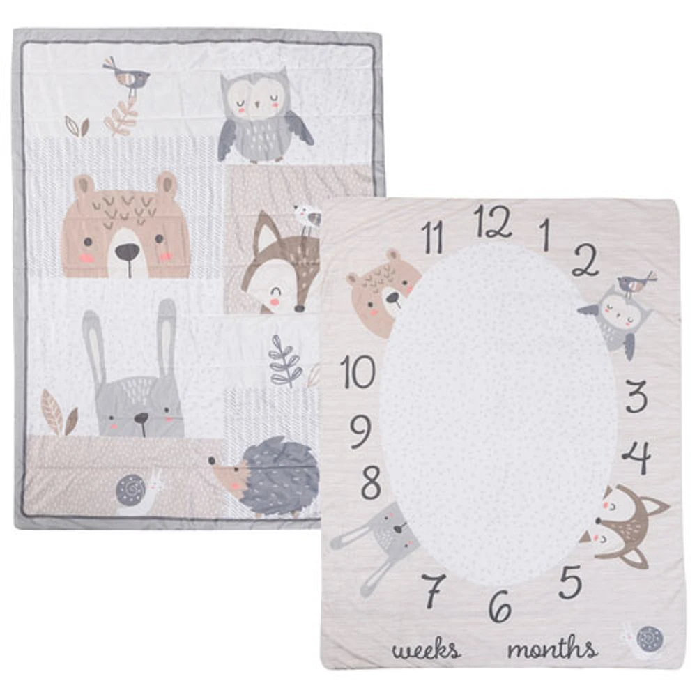 Ensemble de literie 5 pièces pour lit de bébé de Nemcor - Beige