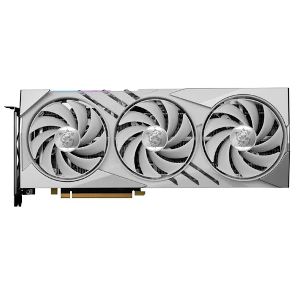 MSI GeForce RTX 4060 Ti Gaming X Slim White 16GB GDDR6 Video Card