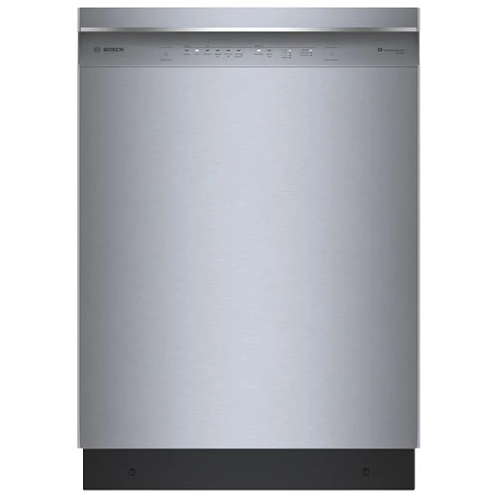 Bosch 24" 46dB Built-In Dishwasher with Stainless Steel Tub & Third Rack (SHE53CE5N) - Stainless Steel