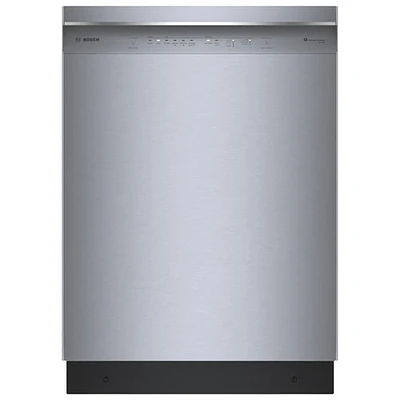 Bosch 24" 46dB Built-In Dishwasher with Stainless Steel Tub & Third Rack (SHE53CE5N) - Stainless Steel