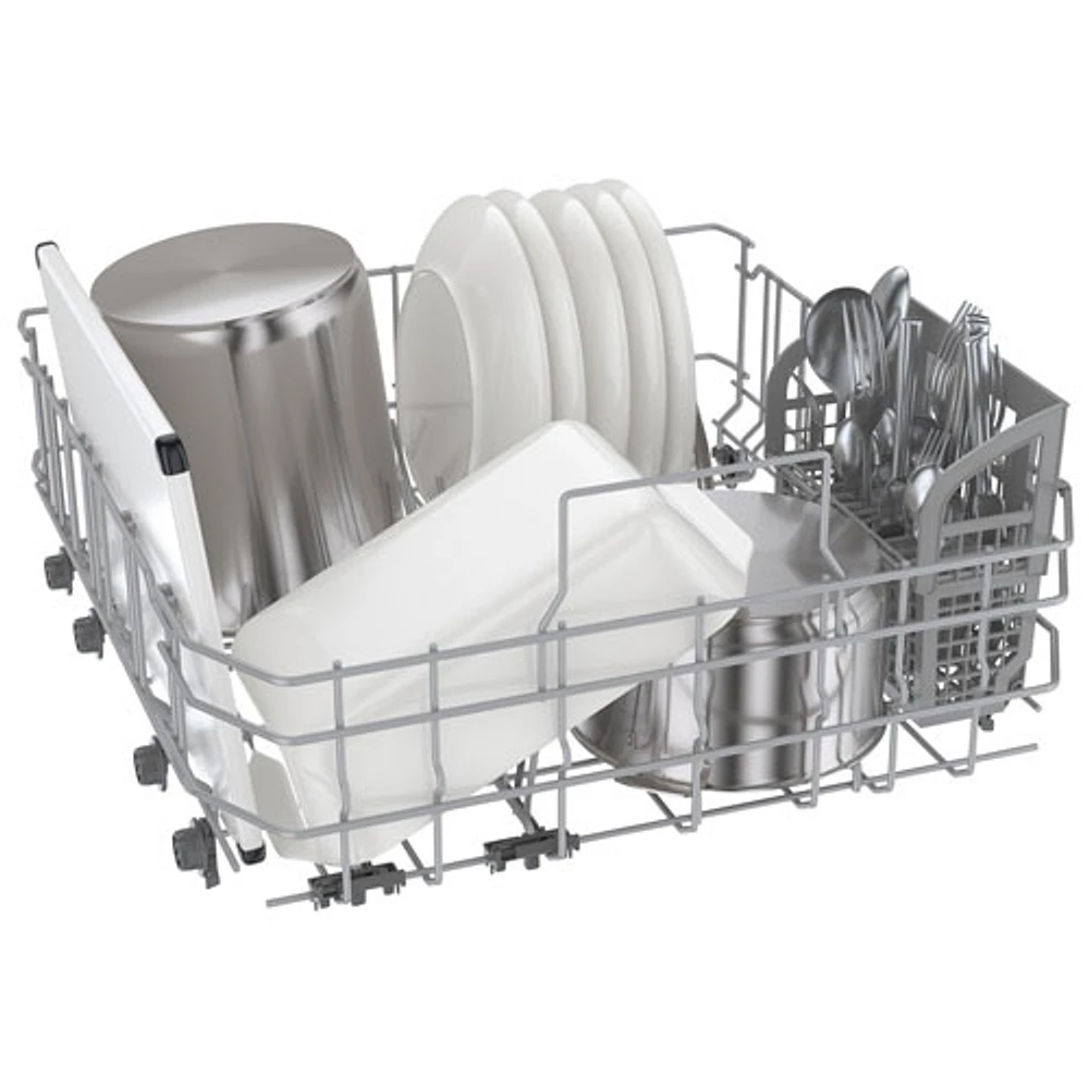 Bosch 24" 46dB Built-In Dishwasher with Stainless Steel Tub & Third Rack (SHE53CE5N) - Stainless Steel