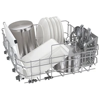 Bosch 24" 46dB Built-In Dishwasher with Stainless Steel Tub & Third Rack (SHE53CE5N) - Stainless Steel