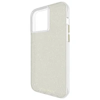 Étui rigide ajusté Sheer Crystal de Case-Mate pour iPhone 15 Pro Max - Transparent/Doré