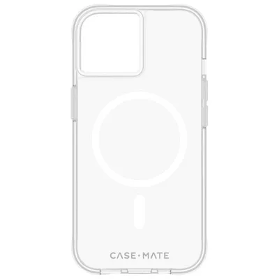 Étui rigide ajusté Tough Clear de Case-Mate avec MagSafe pour iPhone 15/14/13 - Transparent