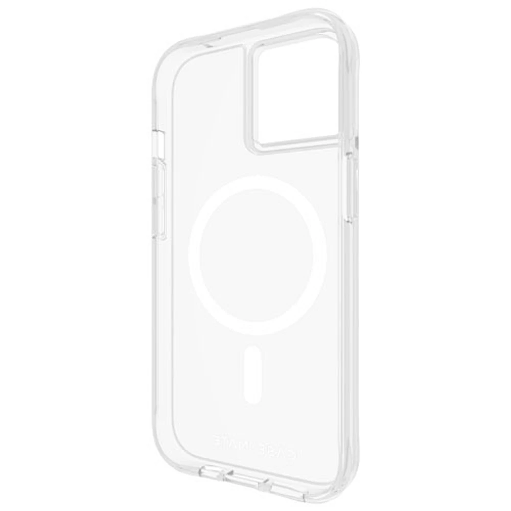 Case-Mate Tough Clear Fitted Hard Shell Case with MagSafe for iPhone 15/14/13 - Clear