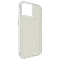 Étui rigide ajusté Sheer Crystal de Case-Mate pour iPhone 15/14/13 - Transparent/Doré