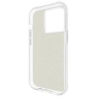 Étui rigide ajusté Sheer Crystal de Case-Mate pour iPhone 15 Pro - Transparent/Doré