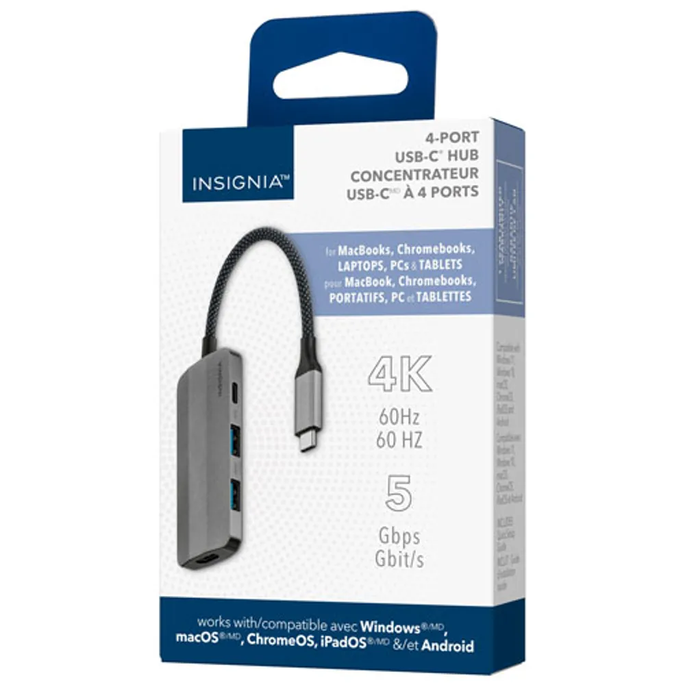 Insignia 4-in-1 USB-C Hub - Only at Best Buy