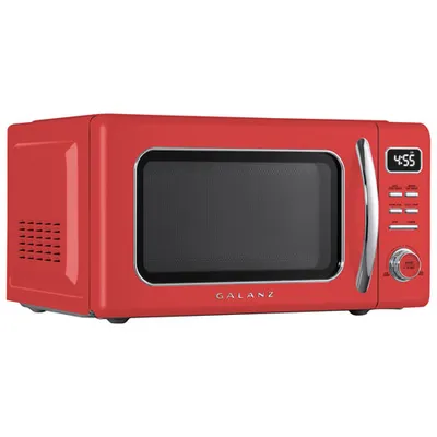 Galanz Retro 1.1 Cu. Ft. Microwave (GLCMKZ11RDR10) - Red