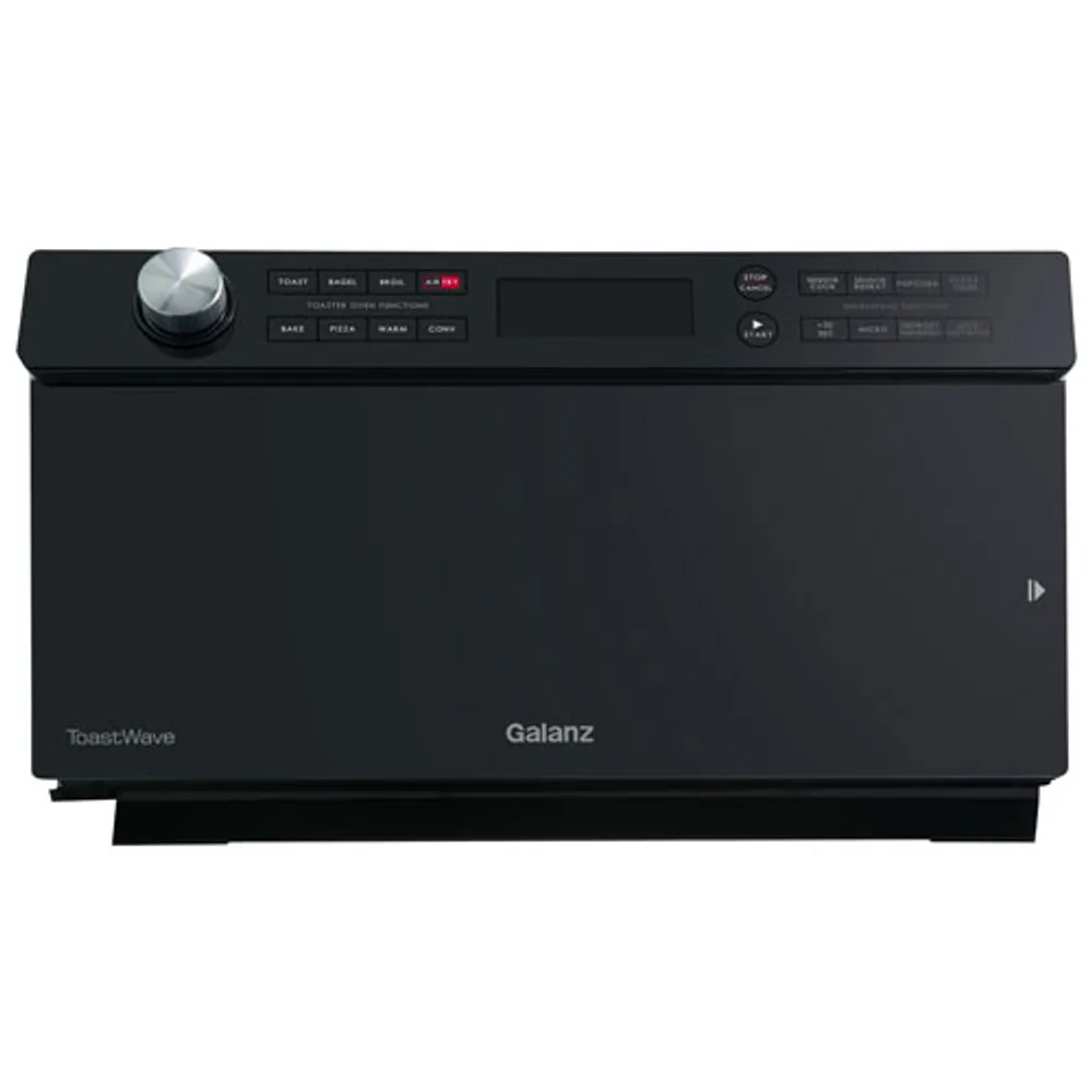 Galanz ToastWave 1.2 Cu. Ft. Convection Microwave Toaster w/Air Fryer (GTWHG12BKSA10) - Black