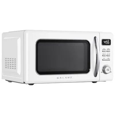 Galanz Retro 1.1 Cu. Ft. Microwave (GLCMKZ11WER10) - White