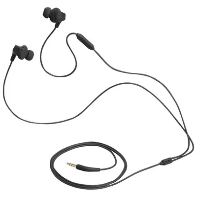 JBL Endurance RUN 2 In-Ear Wired Sport Headphones - Black