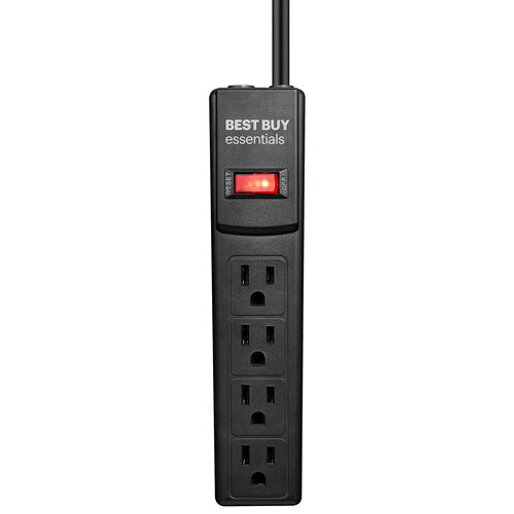 Best Buy Essentials 4-Outlet Surge Protector - Only at Best Buy