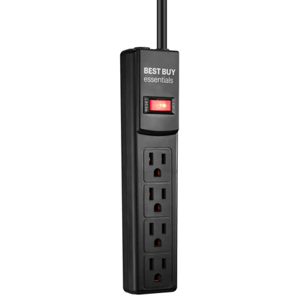 Best Buy Essentials 4-Outlet Surge Protector - Only at Best Buy