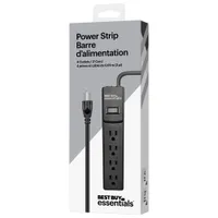 Best Buy Essentials 4-Outlet Surge Protector - Only at Best Buy