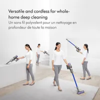 Aspirateur-balai sans fil V11 de Dyson - Nickel/Bleu