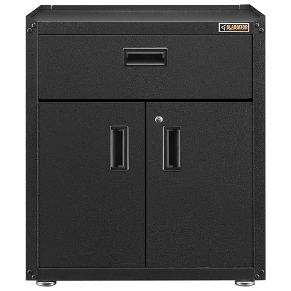 Armoire en acier murale GearBox de Gladiator - Granite martelé (GAGB28KDKSG)