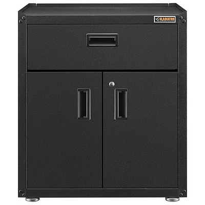 Armoire en acier murale GearBox de Gladiator - Granite martelé (GAGB28KDKSG)