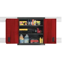 Armoire murale en acier GearBox de Gladiator (GAWG302DDR) - Rouge