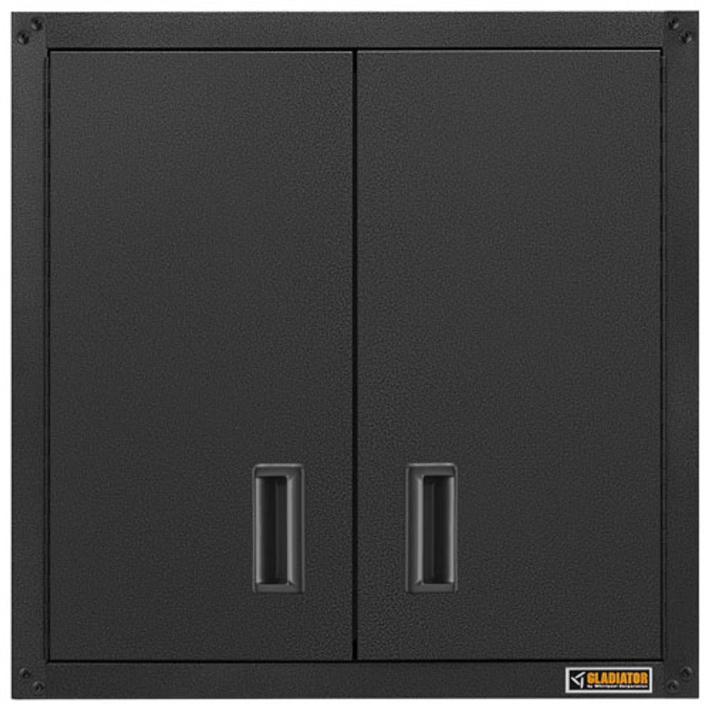 Armoire en acier murale GearBox de Gladiator (GAWG28FDESG) - Granite martelé