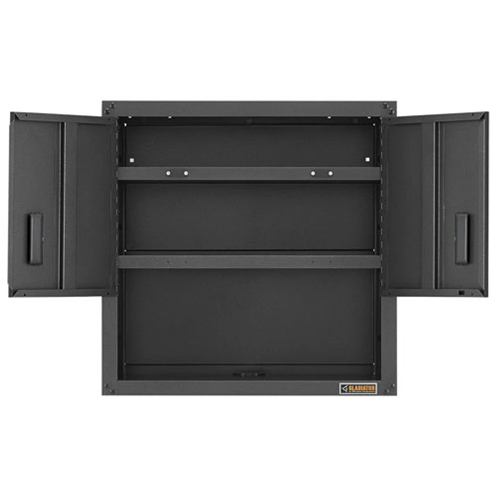 Armoire en acier murale GearBox de Gladiator (GAWG28KDESG) - Granite martelé